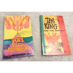 Little Peoples Paperbacks Gods Big Promise The King VTG 1963 1964 Catholic